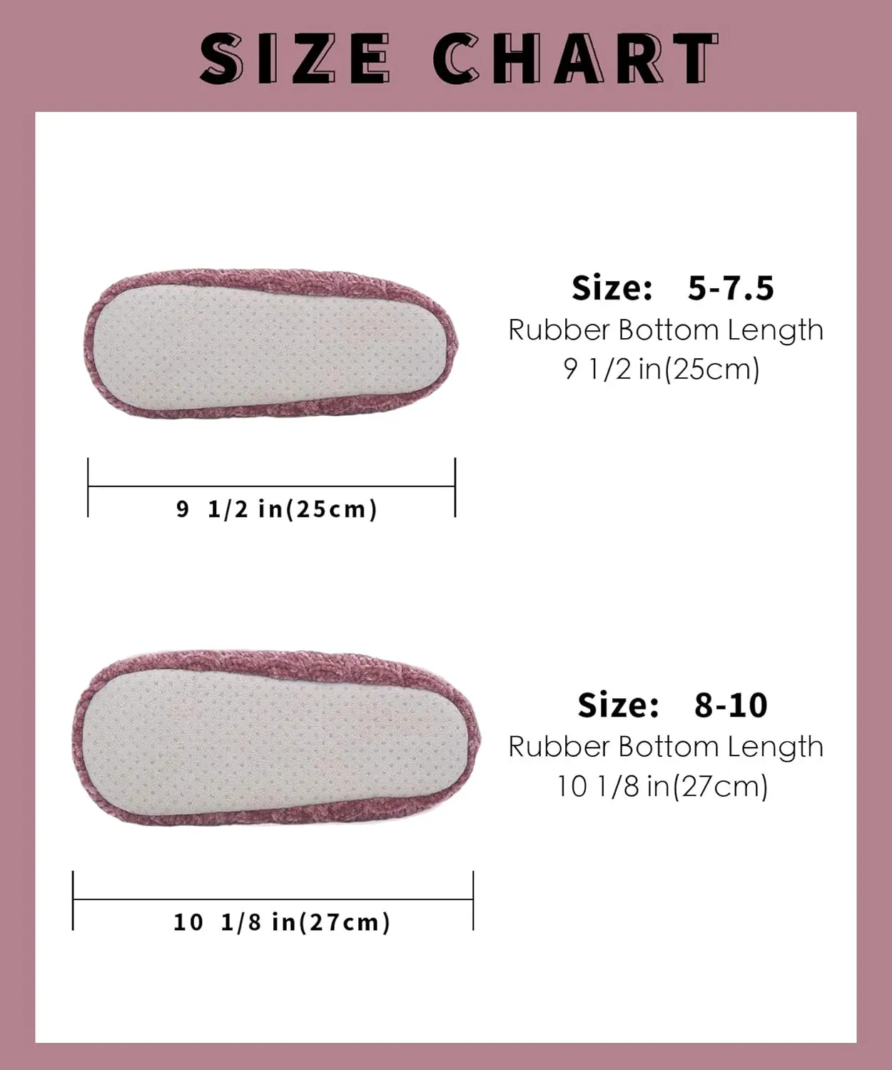 DICUIRD Womens Thick & Warm Slipper Socks with Grippers -Chenille Bow Fuzzy House Slippers
