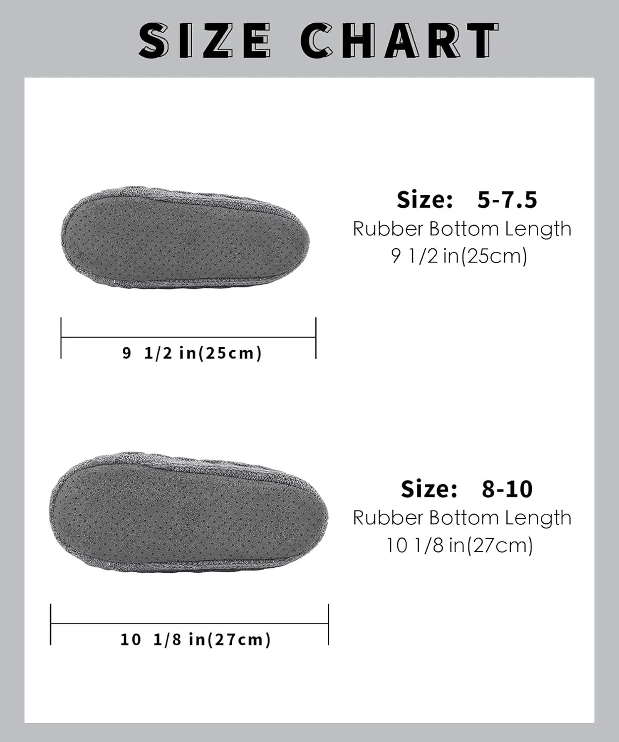 DICUIRD Womens Thick & Warm Slipper Socks with Grippers - Knit House Slippers