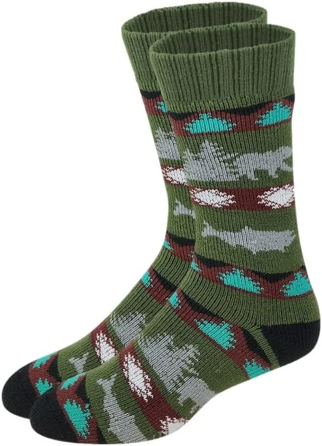 Different Touch Winter Heated Warmth Lodge Thermal Socks Chirstmas Present For Man