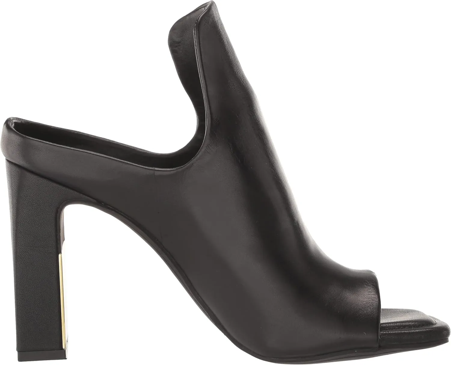DKNY Women's Peep Toe Heeled Slip-On Bootie Sandal