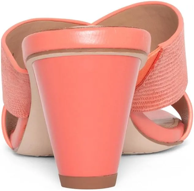 Donald Pliner AYLLY Slip-On Dress Sandals 2.5” Heel Slip-On Heeled Sandals for Women, Crisscross Upper, Memory Foam Insole, Summer Heels, Comfortable Heels for Women