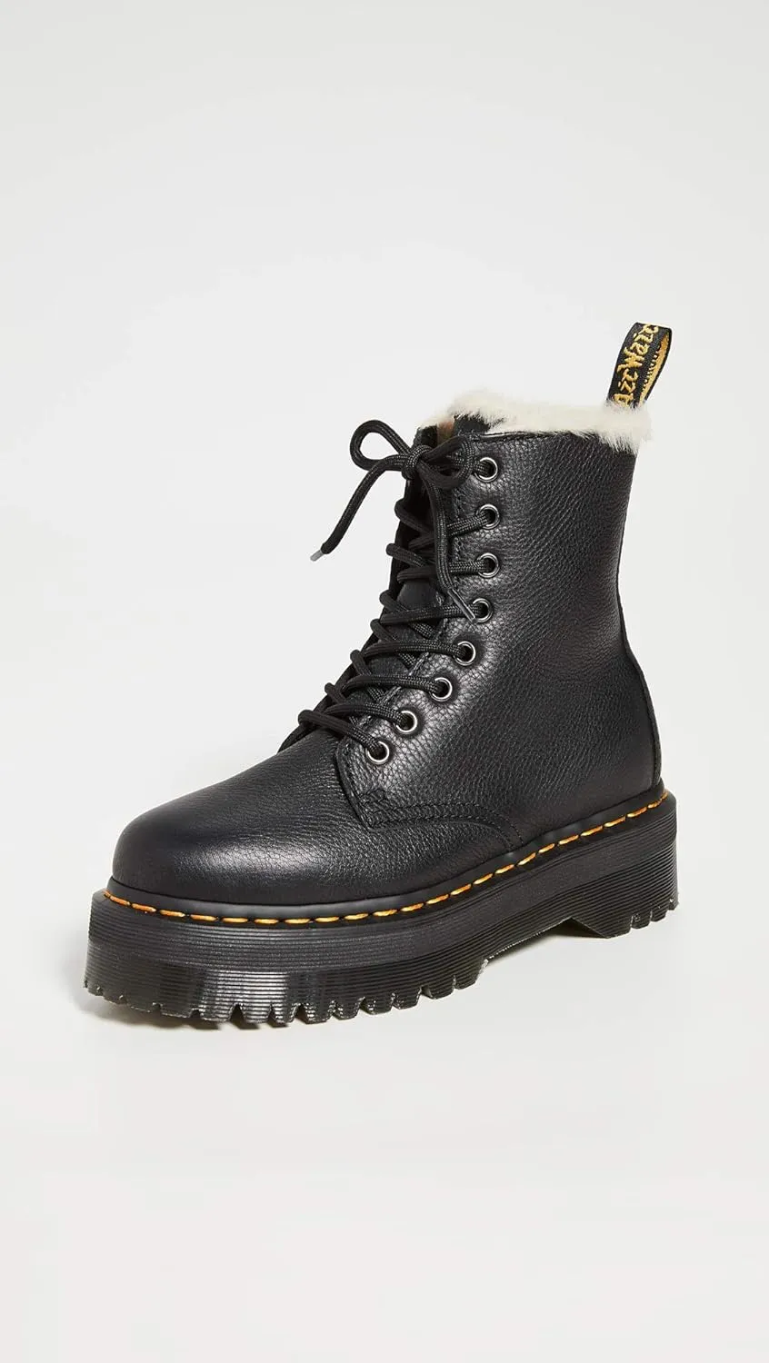 Dr. Martens Jadon Faux-Fur Lined 8 Eye Boots