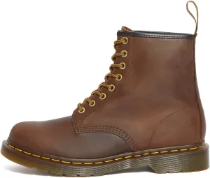 Dr. Martens Unisex 1460 Crazy Horse Leather 8 Eye Boot, Brown, 13 Women/12 Men