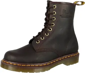 Dr. Martens Unisex 1460 Crazy Horse Leather 8 Eye Boot, Dark Brown, 14 Women/13 Men