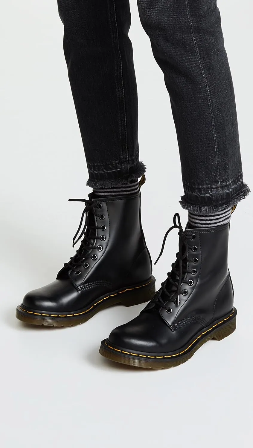 Dr. Martens Women's 1460 W Smooth Leather 8 Eye Boot