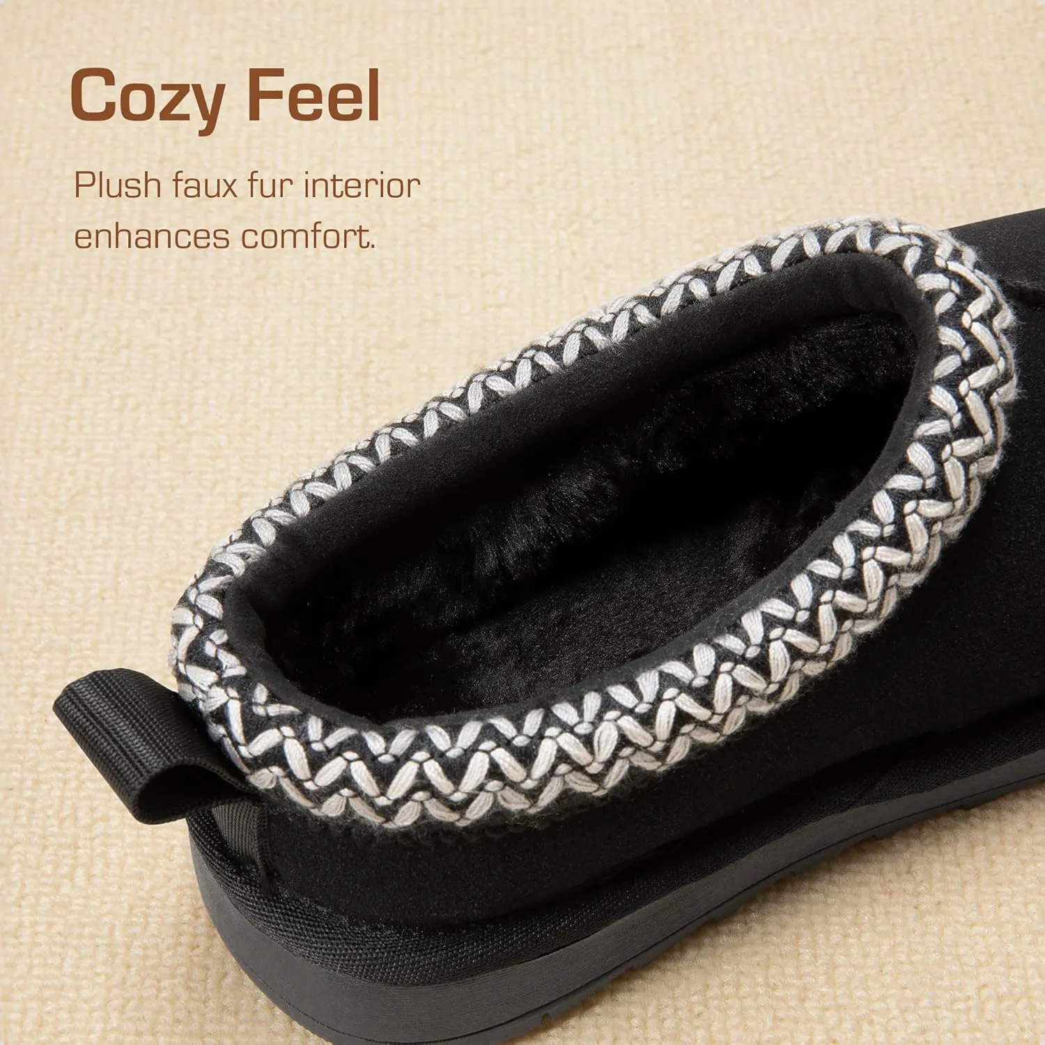 DREAM PAIRS Girls Boys Slippers Kids House Fuzzy Indoor Outdoor FuzzyEasy Kid's Slip-on Slipper for Little Kid Big Kid
