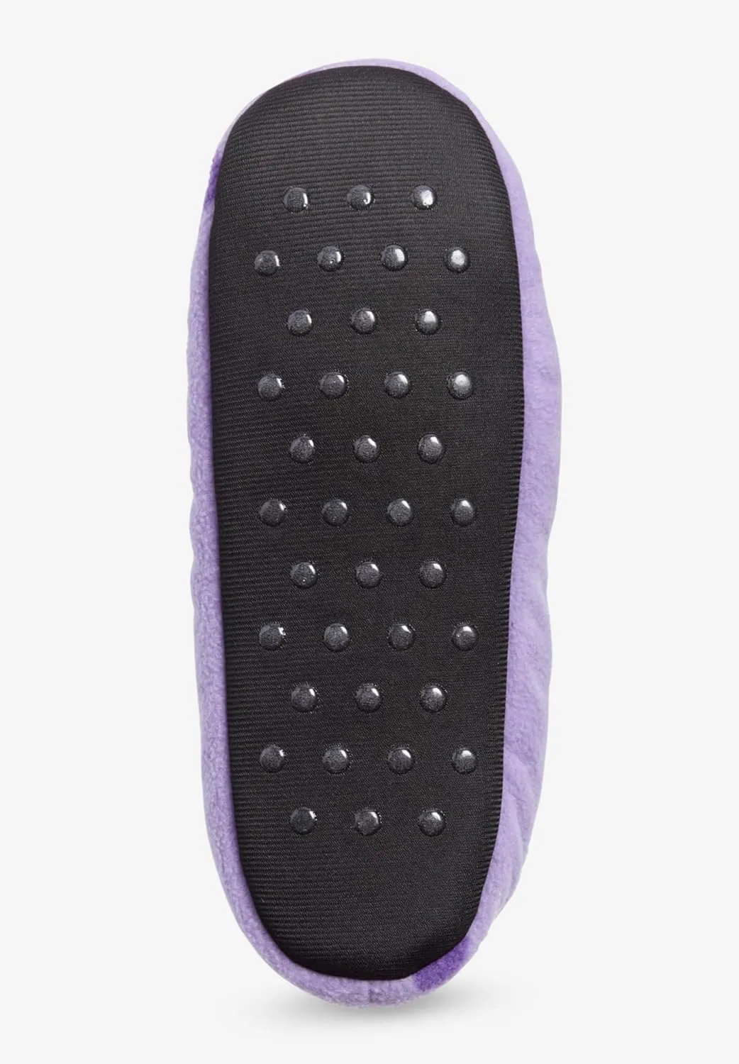 Dreams & Co. Plus Size Pom Pom Slipper