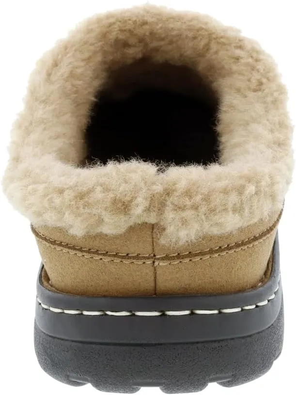 Drew Men's Palmer Comfort Slip-On Clog Slipper with Removable Insoles