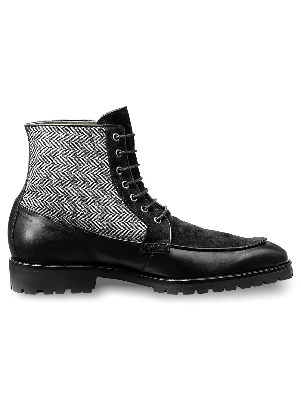 Duncan Lace Up Boot - Black