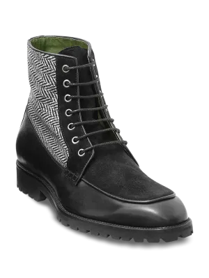 Duncan Lace Up Boot - Black
