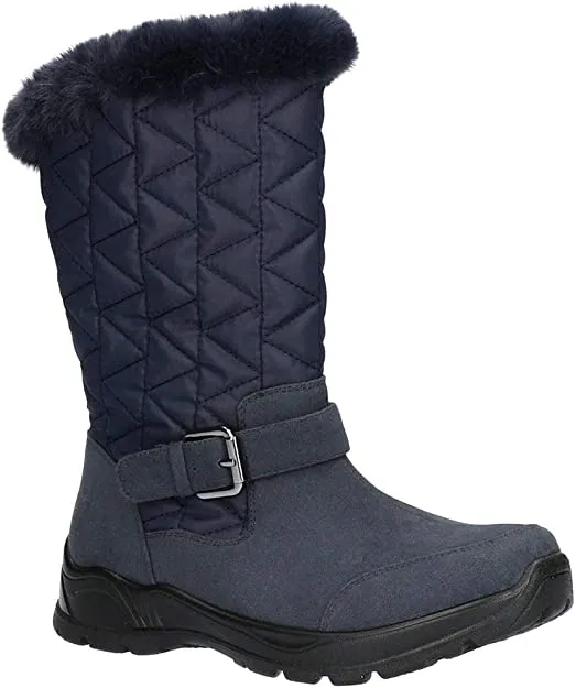 Easy Street Boulder Women's Boot 8.5 B(M) US Navy-Suede