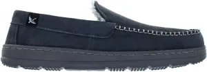 Eddie Bauer Men's Faux Fur Lining Flexible Rubber Sole Suede Leather Slipper