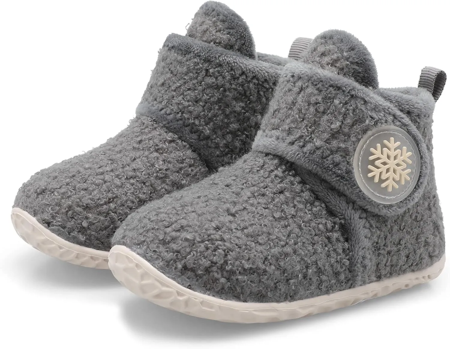 FEETCITY Baby Booties Girls Boys Infant Slippers First Walkers Shoes Warm Socks Newborn Crib Shoes