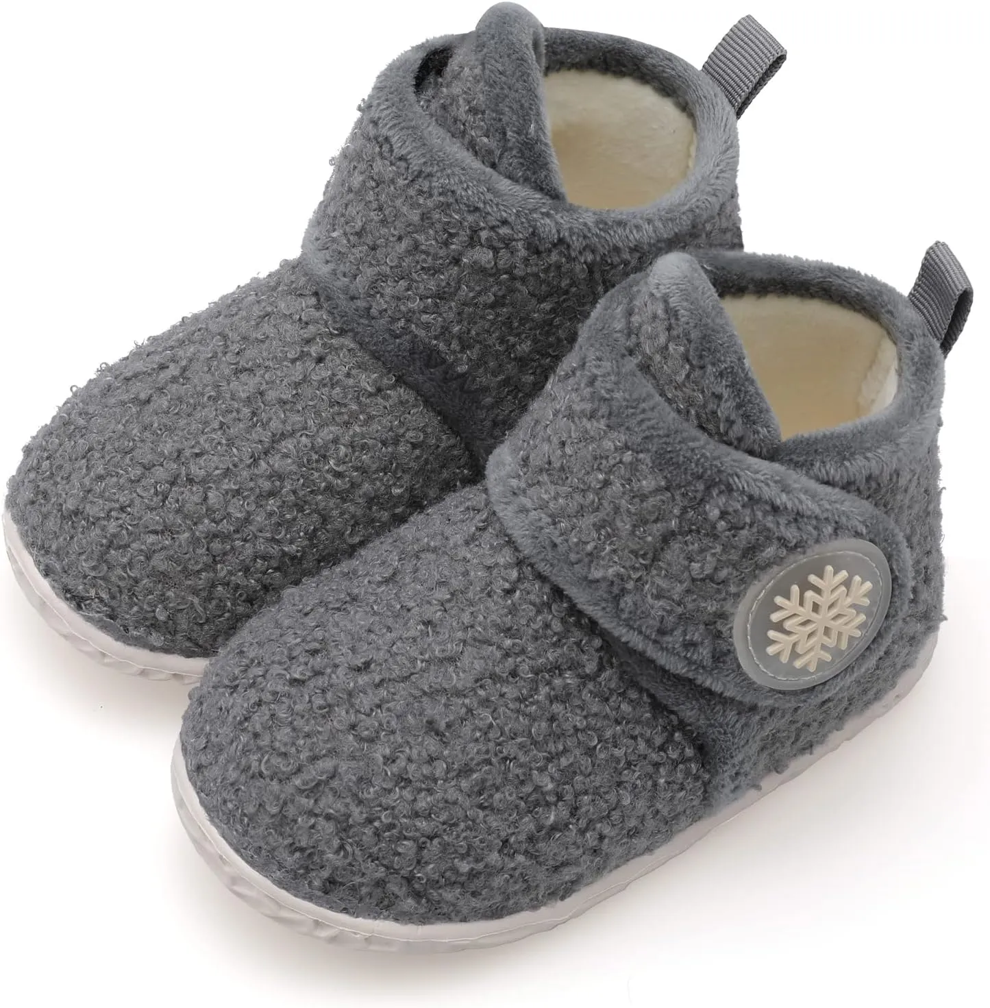 FEETCITY Baby Booties Girls Boys Infant Slippers First Walkers Shoes Warm Socks Newborn Crib Shoes