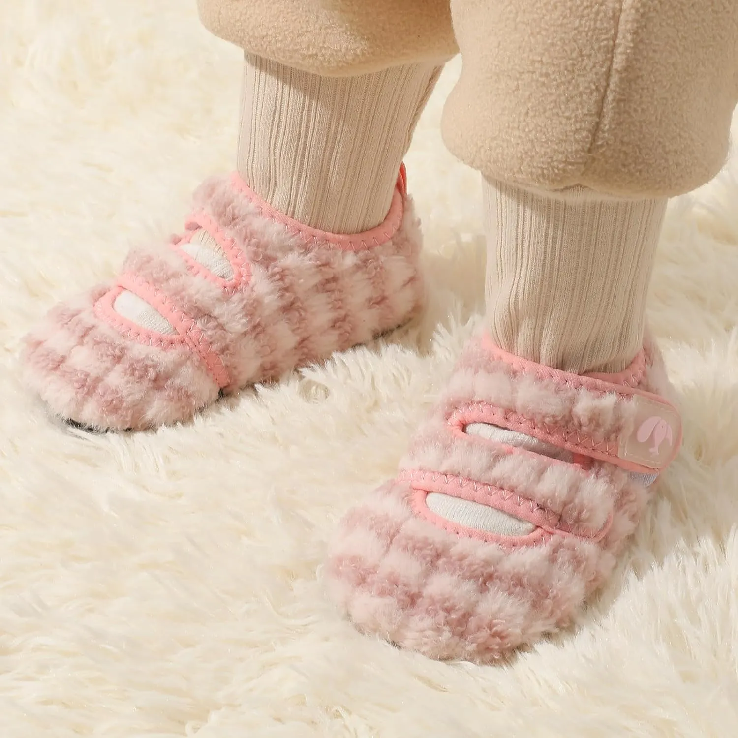 FEETCITY Toddler House Slippers - Boys & Girls Winter Kids Indoor Home Shoes - Warm Socks