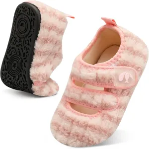 FEETCITY Toddler House Slippers - Boys & Girls Winter Kids Indoor Home Shoes - Warm Socks