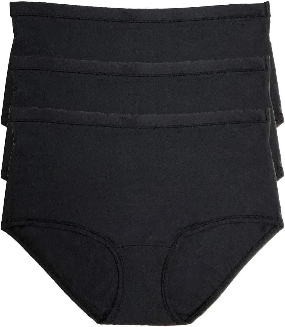 Felina Women's Blissful Modern Brief 3-Pack | Panty | Stretch | Comfort