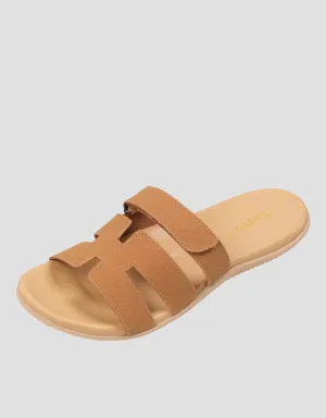Fladeo Ladies 1Rvtan Sandal Slip On Wanita