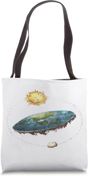 Flat Earth Theory | For the Intellectual Believer Tote Bag