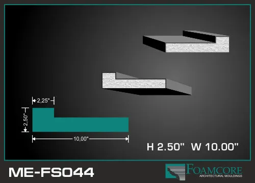 Flat Stock Cornice | ME-FS044
