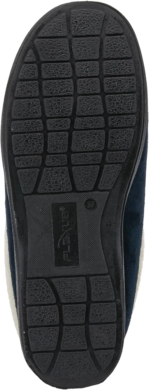 Flexus Spring Step Ivana Indoor Slipper For Women - Slip On House Slippers For Woman With Contrast Collar - Slip Proof Clogs For Women