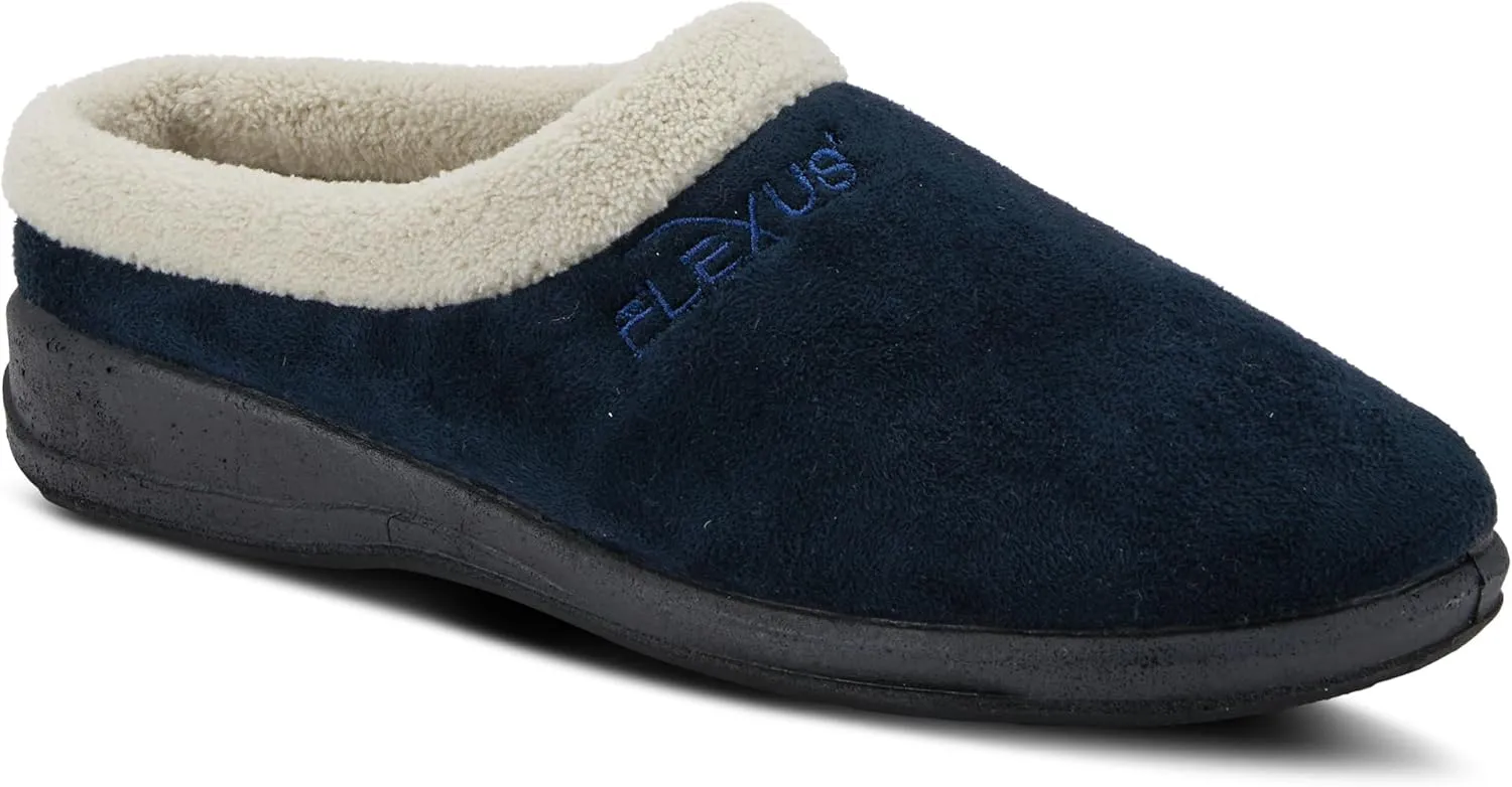 Flexus Spring Step Ivana Indoor Slipper For Women - Slip On House Slippers For Woman With Contrast Collar - Slip Proof Clogs For Women
