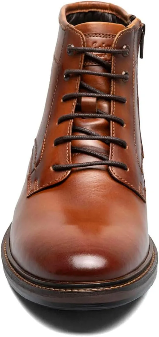 Florsheim Mens, Forge Plain Toe Lace Boot Black