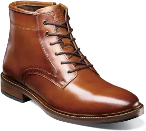 Florsheim Mens, Forge Plain Toe Lace Boot Black