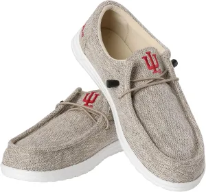 FOCO Men's NCAA College Team Logo Lightweight Loafers Lace Up Cotton Knit Shoes