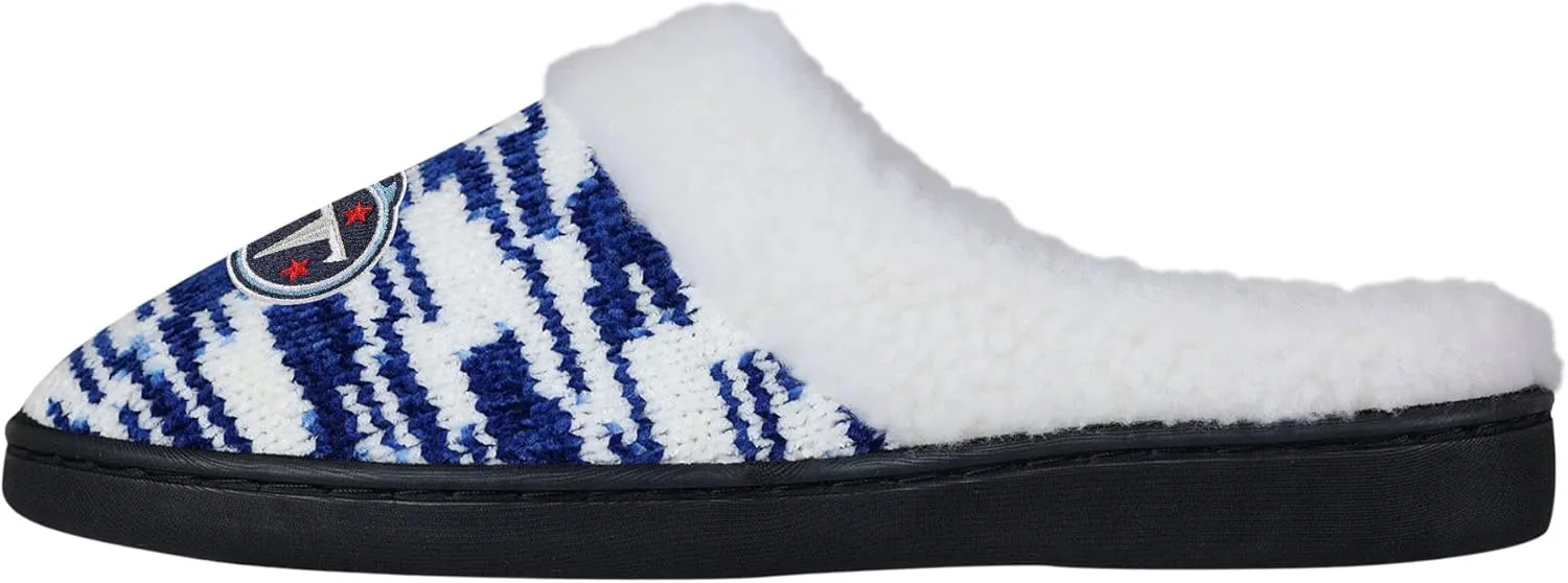 FOCO NFL Sherpa Lined Colorblend Cup Sole Slippers