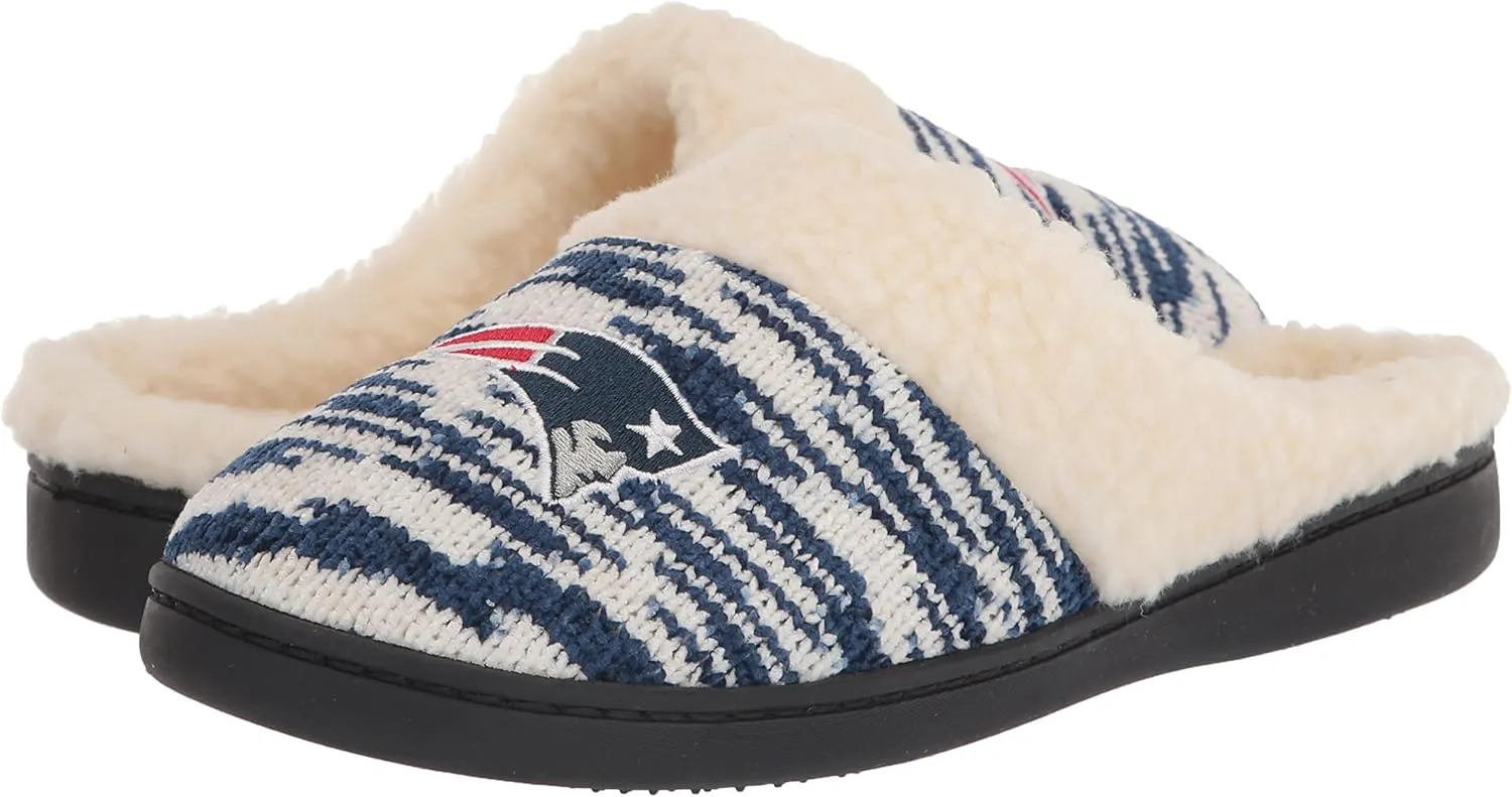 FOCO NFL Sherpa Lined Colorblend Cup Sole Slippers