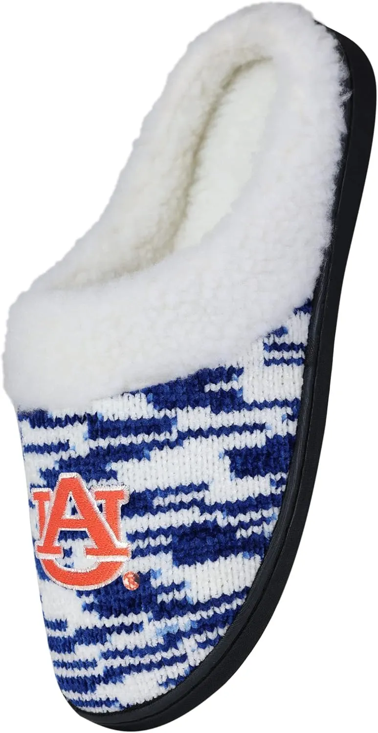 FOCO NFL Sherpa Lined Colorblend Cup Sole Slippers