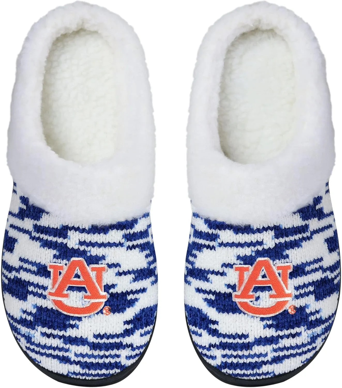 FOCO NFL Sherpa Lined Colorblend Cup Sole Slippers