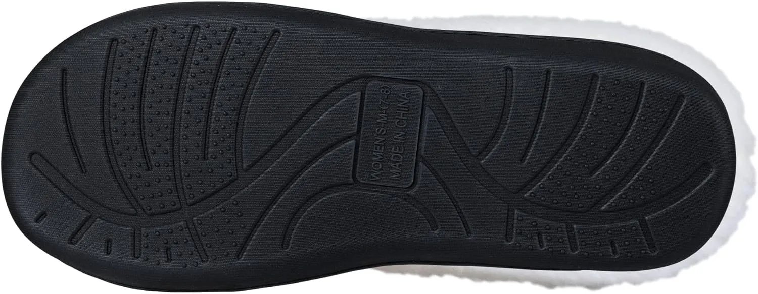 FOCO Women's Sherpa Lined Colorblend Cup Sole Slippers