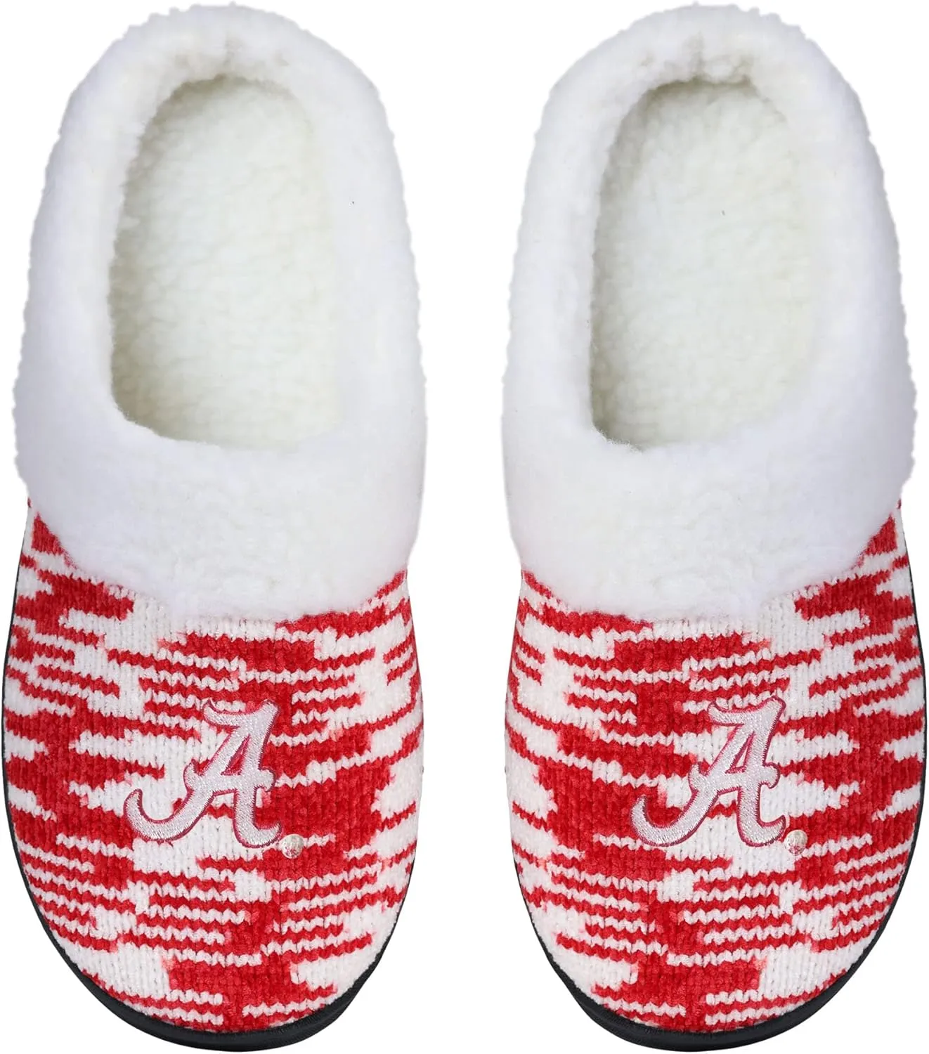 FOCO Women's Sherpa Lined Colorblend Cup Sole Slippers