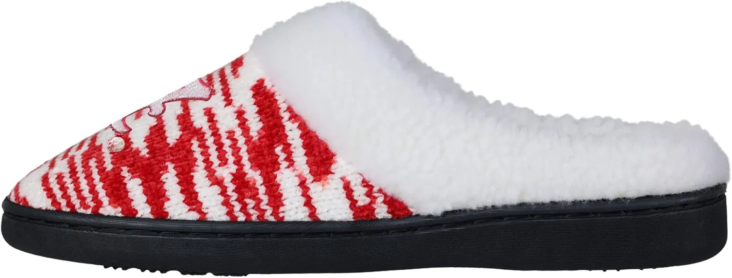 FOCO Women's Sherpa Lined Colorblend Cup Sole Slippers
