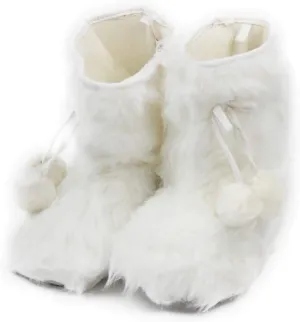 Forfoot Slippers Womens Indoor Slipper Boots for Ladies Girls with Knitted Upper and Bow