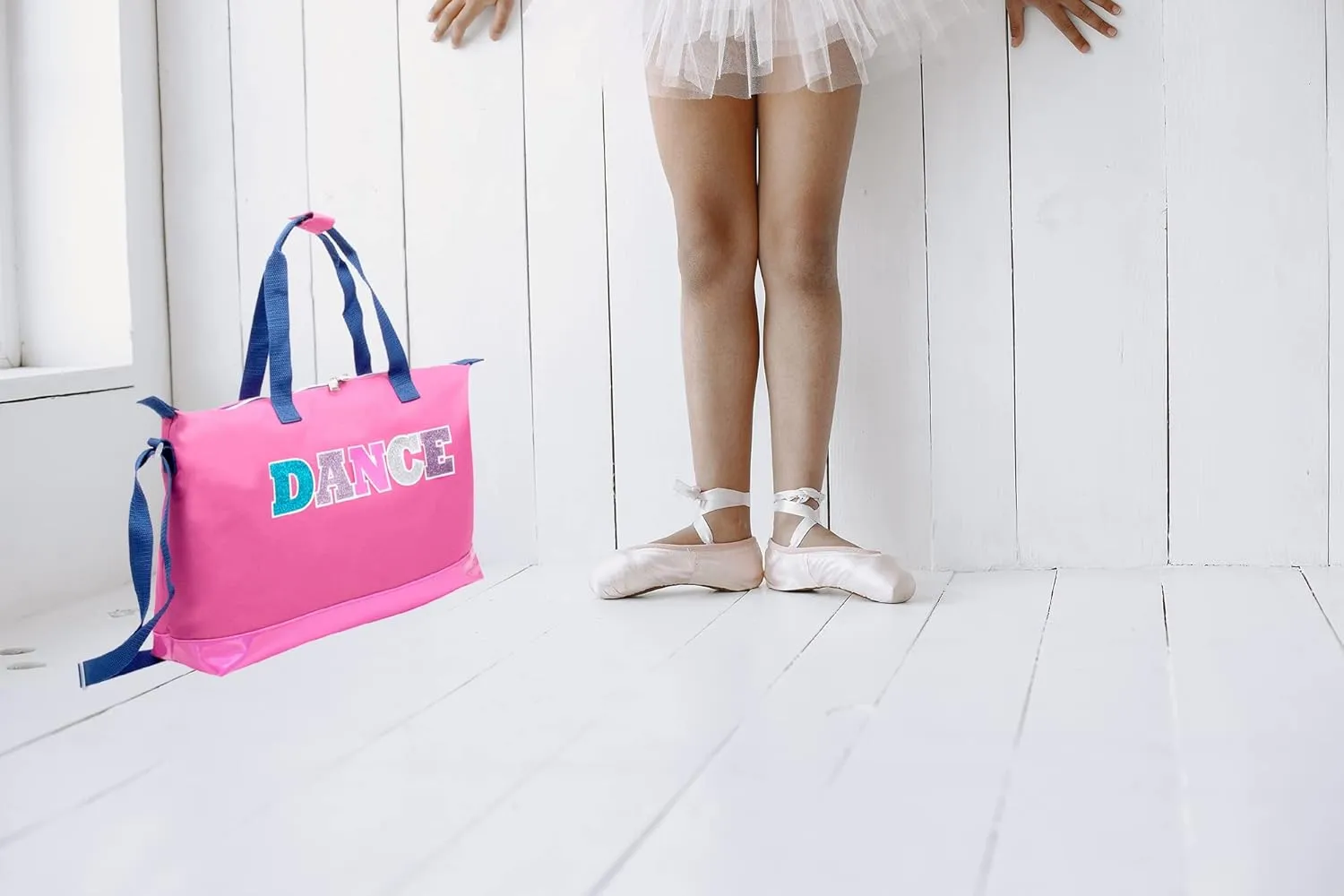 Garment Dance Shoulder Bags for Girls, Teen Dancers, Costumes, Boys | Holographic Glitter Dance Bag for Kids