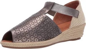 Gentle Souls by Kenneth Cole Women's Luci T-Strap 3 Espadrille Wedge Sandal