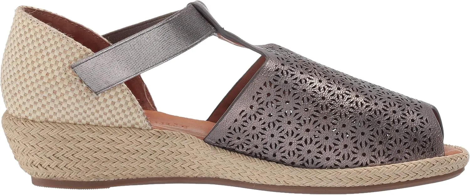 Gentle Souls by Kenneth Cole Women's Luci T-Strap 3 Espadrille Wedge Sandal