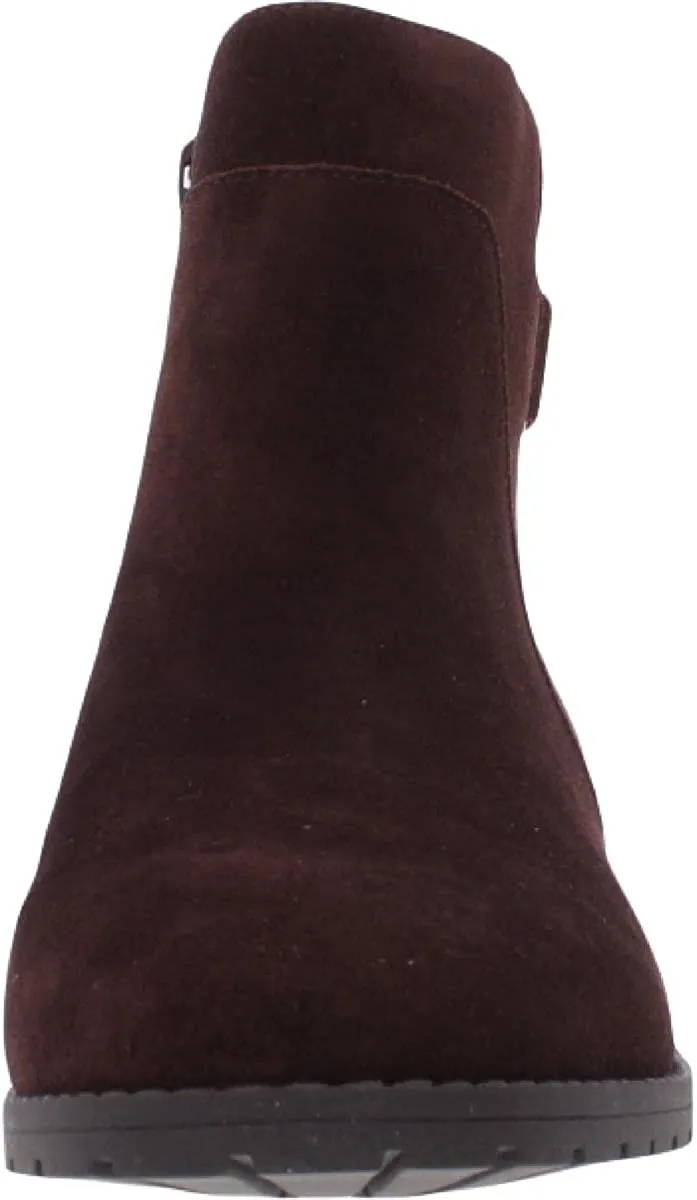 Giani Bernini Womens Eilee Suede Memory Foam Booties Brown 5.5 Medium (B,M)