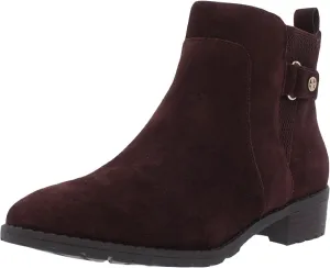 Giani Bernini Womens Eilee Suede Memory Foam Booties Brown 5.5 Medium (B,M)