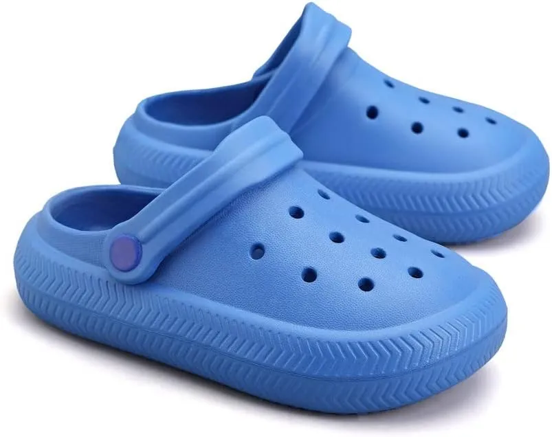 Gigididi Kids Clogs Toddler Garden Slip On Water Shoes,Beach Slipper for Boys and Girls