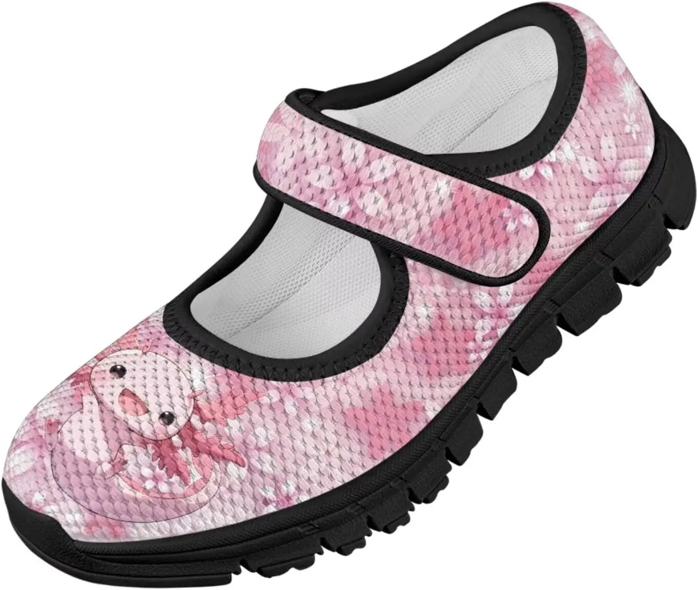 Girls Axolotl Mary Jane Dress Shoes Glitter Ballerina Princess Flat for Wedding, Party, Birthday US 11-2.5