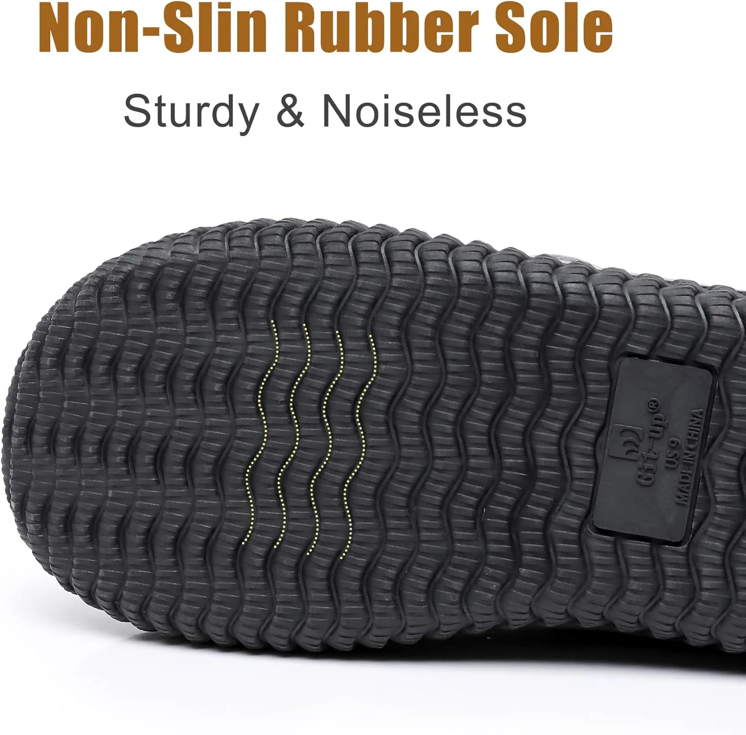 Git-up Men Memory Foam Diabetic Slippers Adjustable Arthritis Edema Swollen Feet Wide House Shoes Comfy Soft Non-Slip Plus Size Indoor Outdoor Slipper