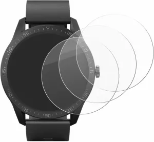 Glass Screen Protector Film Compatible with SilverCrest Fitness-Smartwatch (6 Pack) - Glass-Foil Protection [Scratch Resistant, High Clarity]