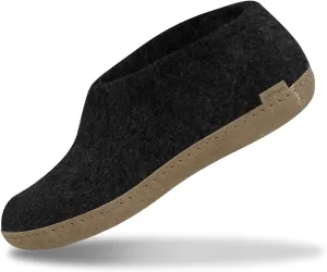 Glerups 100% Gotland Sheep Wool Boot Slipper with leather sole - Unisex