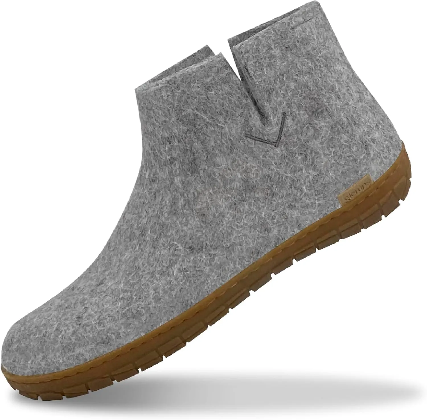Glerups 100% Gotland Sheep Wool Boot Slipper with rubber sole - Unisex