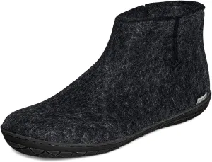 Glerups 100% Gotland Sheep Wool Boot Slipper with rubber sole - Unisex