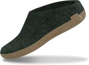 Glerups 100% Gotland Sheep Wool Slipper with leather sole - Unisex Slip-on